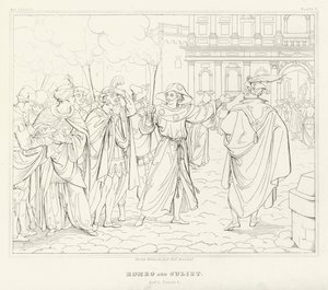 Romeo and Juliet, Act I, Scene 4 (engraving)