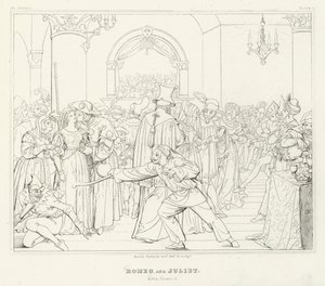 Romeo and Juliet, Act I, Scene 5 (engraving)