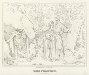 The Tempest, Act I, Scene 2 (engraving)