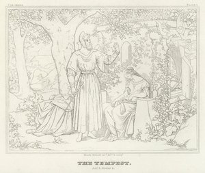 The Tempest, Act I, Scene 2 (engraving)