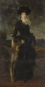 Mina Kaulbach with Great Dane