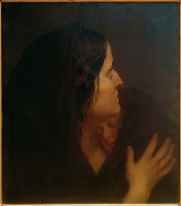 Mother and Child by Friedrich August von Kaulbach