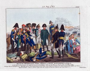 The Death of Marshal Duroc at Hochkirchen on 22 May 1813 by Friedrich Campe