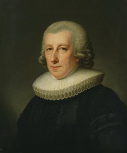 Portrait of Pastor Johann Bernhard Klefeker by Friedrich Carl Groger