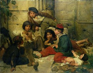 Children of the Streets of Paris by Friedrich Karl Hausmann
