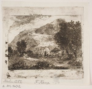 Landscape near Wallenstadt by Friedrich Kaup