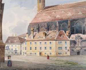 The Minorite Church in Vienna by Friedrich Leibold