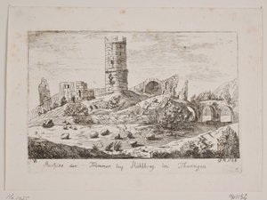Ruins at Mühlberg by Friedrich Münter