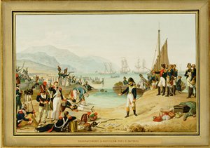 Napoleon I lands near Antibes, France