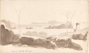 View of the Islands of Nisida and Capri by Friedrich Salathé