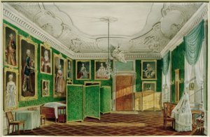 Berlin City Palace, Bedroom of Princess Marie by Friedrich Wilhelm Klose