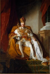 Portrait of Emperor Franz II of Austria wearing the imperial robes