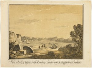 Ruins of the Temple of Jupiter at Agrigento by Friedrich von Gärtner