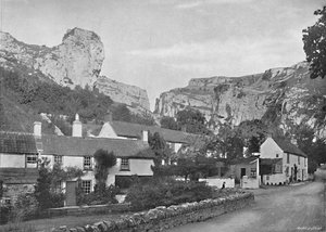 The Lion Cliff, Cheddar, c1896