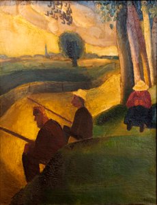 Fishermen at the River Leie