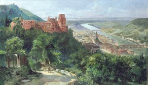 View of Heidelberg, c.1910 by Fritz Genutat