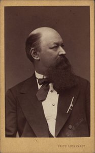 Portrait of the Composer Franz von Suppè by Fritz Luckhardt