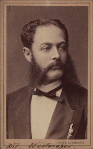 Portrait of the composer Wilhelm Westmeyer by Fritz Luckhardt