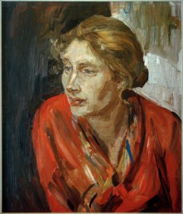 Portrait of Daughter Alexandra by Fritz Mackensen