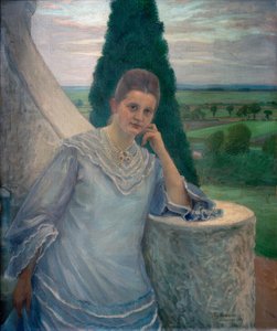 Portrait of Mrs Gocht, Halle/S. by Fritz Mackensen
