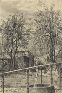 A Corner of a Rental Garden by Fritz Schulze