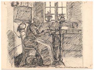 Here Lived an Old Woman with Her Cat and Her Hen