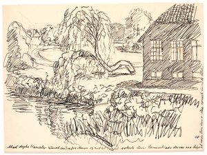 With Deep Canals Around... by Fritz Syberg