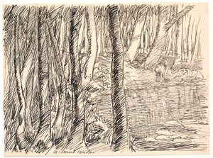 And in the Forests Deep Lakes by Fritz Syberg