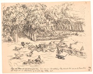 And Then They Entered the Duck Yard... by Fritz Syberg