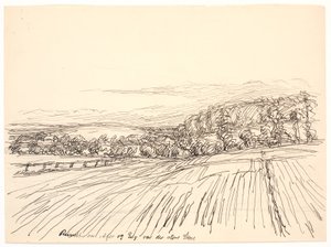 Around Field and Meadow were Large Forests by Fritz Syberg