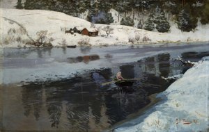 From Simoa, Winter by Frits Thaulow