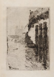 Pier Bridge by Fritz Thaulow