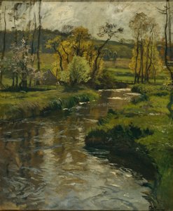 River in Normandy, ca 1896 by Fritz Thaulow