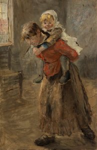 The Big Sister by Fritz von Uhde