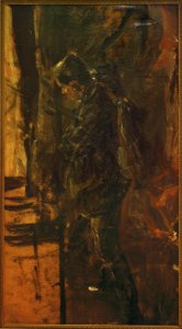 Study of a Man with Backpack