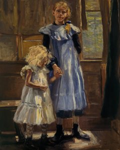 Two Girls by Fritz von Uhde