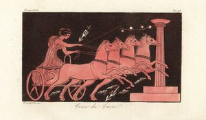 Greek chariot race