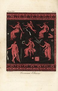 The Eleusinian Mysteries, initiations for the cult of Demeter and Persephone by Fumagalli Fumagalli