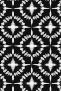 Monochrome Shibori Pattern by Fun Qui