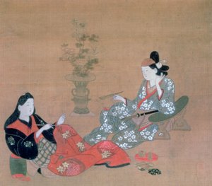 Courtesan Entertaining an Actor