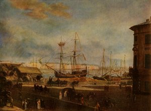 View of the English Quay from the Building of the Academy of Art by Fyodor Alekseyev