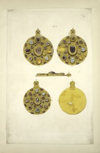 Russian Jewellery before the Mongol Invasion. From the Antiquities of the Russian State by Fyodor Grigoryevich Solntsev