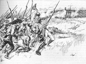 The Division Under Alvarado Was Crossing The Low Ground, 1902 by GB