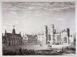 Lambeth Palace, London, c1830 by GF Bragg
