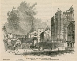 Demolition of the Old House of Lords by G.F. Sargent