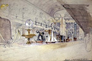 Interior of the Regent Street Polytechnic, c.1847 by G.F. Sargent