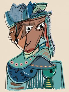 Elegant Abstract Lady