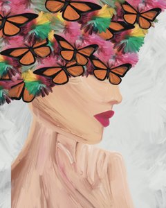 Elegant Butterfly Woman by GIovanna Gil Alves