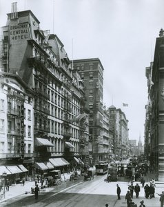 Broadway Looking North from Bond Street, New York City by G.P. Hall und Sohn