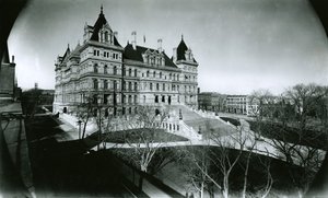 Capitol Building, Albany, New York by G.P. Hall und Sohn
